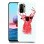 אדג אדום במשקפיים כיסוי מגן קשיח מעוצב ל Xiaomi Redmi Note 10 יחידה אחת סקרין מובייל