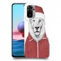 סנטה אריה כיסוי מגן קשיח מעוצב ל Xiaomi Redmi Note 10 יחידה אחת סקרין מובייל