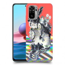 ארנבון מוזר כיסוי מגן קשיח מעוצב ל Xiaomi Redmi Note 10 יחידה אחת סקרין מובייל