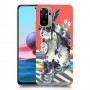 ארנבון מוזר כיסוי מגן קשיח מעוצב ל Xiaomi Redmi Note 10 יחידה אחת סקרין מובייל