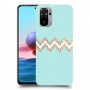 פסים בירוק כיסוי מגן קשיח מעוצב ל Xiaomi Redmi Note 10 יחידה אחת סקרין מובייל