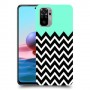 פסים במנטה כיסוי מגן קשיח מעוצב ל Xiaomi Redmi Note 10 יחידה אחת סקרין מובייל