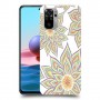 חמניות בלבן כיסוי מגן קשיח מעוצב ל Xiaomi Redmi Note 10 יחידה אחת סקרין מובייל