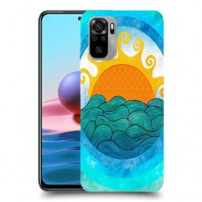 זריחה ליד הים כיסוי מגן קשיח מעוצב ל Xiaomi Redmi Note 10 יחידה אחת סקרין מובייל