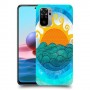זריחה ליד הים כיסוי מגן קשיח מעוצב ל Xiaomi Redmi Note 10 יחידה אחת סקרין מובייל