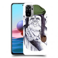 חשיבה קוף כיסוי מגן קשיח מעוצב ל Xiaomi Redmi Note 10 יחידה אחת סקרין מובייל