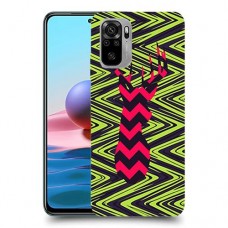 עניבה על גרין כיסוי מגן קשיח מעוצב ל Xiaomi Redmi Note 10 יחידה אחת סקרין מובייל