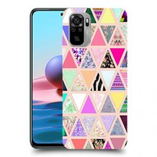 משולש הנאה כיסוי מגן קשיח מעוצב ל Xiaomi Redmi Note 10 יחידה אחת סקרין מובייל