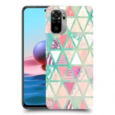 משולשים כיסוי מגן קשיח מעוצב ל Xiaomi Redmi Note 10 יחידה אחת סקרין מובייל