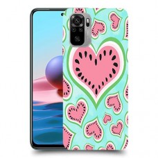 אבטיח אהבה כיסוי מגן קשיח מעוצב ל Xiaomi Redmi Note 10 יחידה אחת סקרין מובייל