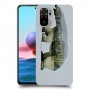 דוב לבן כיסוי מגן קשיח מעוצב ל Xiaomi Redmi Note 10 יחידה אחת סקרין מובייל