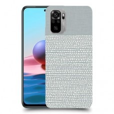 נקודות לבנות אפור כיסוי מגן קשיח מעוצב ל Xiaomi Redmi Note 10 יחידה אחת סקרין מובייל