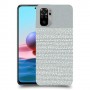 נקודות לבנות אפור כיסוי מגן קשיח מעוצב ל Xiaomi Redmi Note 10 יחידה אחת סקרין מובייל
