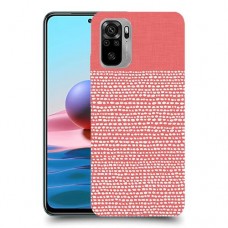 נקודות לבנות בורוד כיסוי מגן קשיח מעוצב ל Xiaomi Redmi Note 10 יחידה אחת סקרין מובייל