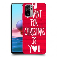 אתה עבור חג המולד כיסוי מגן קשיח מעוצב ל Xiaomi Redmi Note 10 יחידה אחת סקרין מובייל