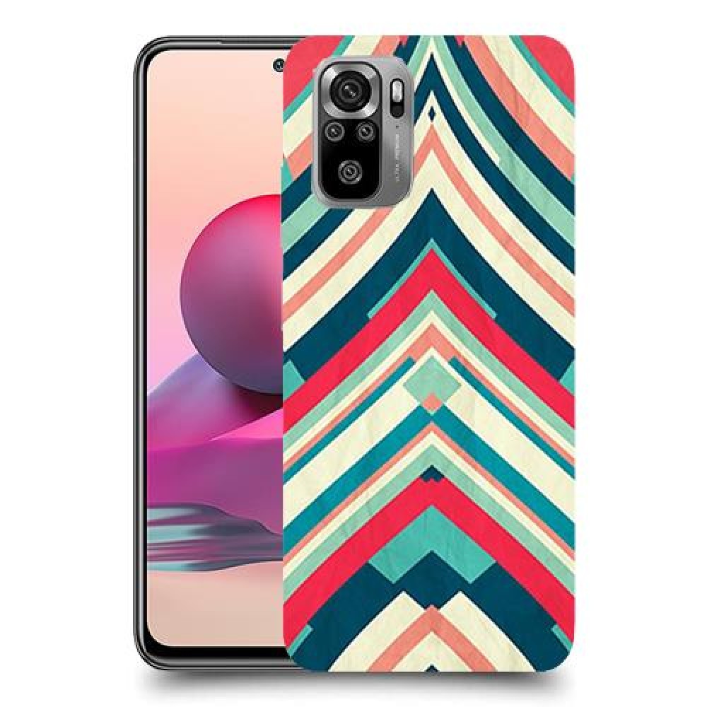 פסים בצבע כיסוי מגן קשיח מעוצב ל Xiaomi Redmi Note 10S יחידה אחת סקרין מובייל