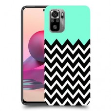 פסים במנטה כיסוי מגן קשיח מעוצב ל Xiaomi Redmi Note 10S יחידה אחת סקרין מובייל