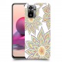 חמניות בלבן כיסוי מגן קשיח מעוצב ל Xiaomi Redmi Note 10S יחידה אחת סקרין מובייל