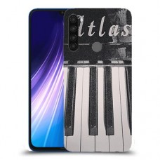 פסנתר Soul כיסוי מגן קשיח מעוצב ל Xiaomi Redmi Note 8 יחידה אחת סקרין מובייל
