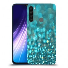 טורקיז יהלומים כיסוי מגן קשיח מעוצב ל Xiaomi Redmi Note 8 יחידה אחת סקרין מובייל