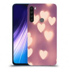 לבבות מעורפלים בחום כיסוי מגן קשיח מעוצב ל Xiaomi Redmi Note 8 יחידה אחת סקרין מובייל