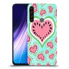 אבטיח אהבה כיסוי מגן קשיח מעוצב ל Xiaomi Redmi Note 8 יחידה אחת סקרין מובייל
