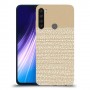 נקודות לבנות כיסוי מגן קשיח מעוצב ל Xiaomi Redmi Note 8 יחידה אחת סקרין מובייל
