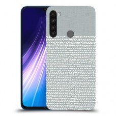 נקודות לבנות אפור כיסוי מגן קשיח מעוצב ל Xiaomi Redmi Note 8 יחידה אחת סקרין מובייל