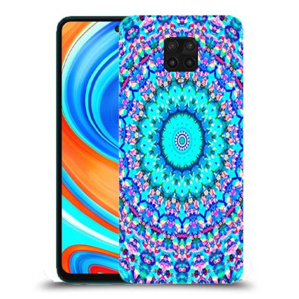 מנדלה בצבע כיסוי מגן קשיח מעוצב ל Xiaomi Redmi Note 9 Pro יחידה אחת סקרין מובייל