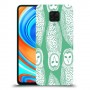 ינשופים על ירוק כיסוי מגן קשיח מעוצב ל Xiaomi Redmi Note 9 Pro יחידה אחת סקרין מובייל