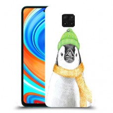 פינגווין בקור כיסוי מגן קשיח מעוצב ל Xiaomi Redmi Note 9 Pro יחידה אחת סקרין מובייל
