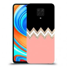 ורוד-לבן-לבן כיסוי מגן קשיח מעוצב ל Xiaomi Redmi Note 9 Pro יחידה אחת סקרין מובייל