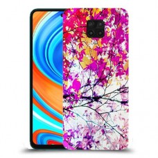 סתיו סגול כיסוי מגן קשיח מעוצב ל Xiaomi Redmi Note 9 Pro יחידה אחת סקרין מובייל