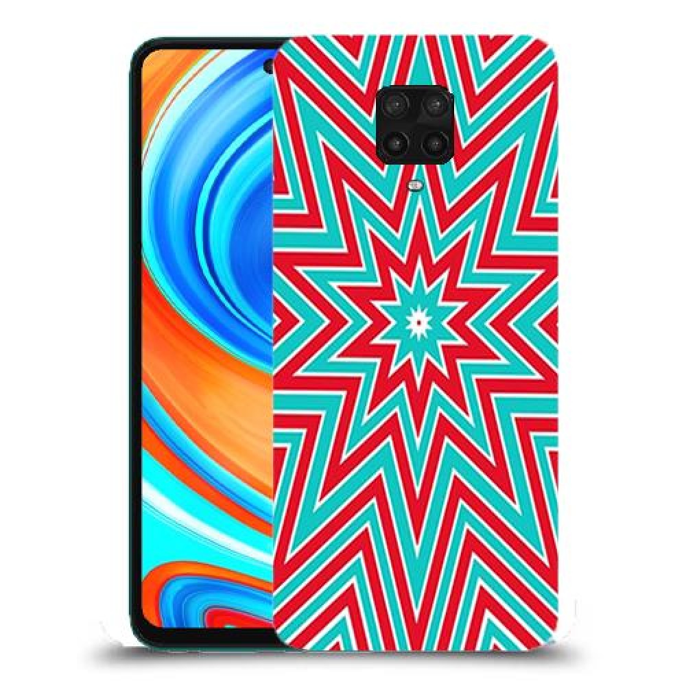 צבעי שלג כיסוי מגן קשיח מעוצב ל Xiaomi Redmi Note 9 Pro יחידה אחת סקרין מובייל