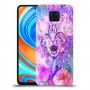 חתול מושלג כיסוי מגן קשיח מעוצב ל Xiaomi Redmi Note 9 Pro יחידה אחת סקרין מובייל
