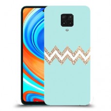 פסים בירוק כיסוי מגן קשיח מעוצב ל Xiaomi Redmi Note 9 Pro יחידה אחת סקרין מובייל