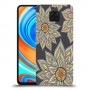 חמניות בשחור כיסוי מגן קשיח מעוצב ל Xiaomi Redmi Note 9 Pro יחידה אחת סקרין מובייל