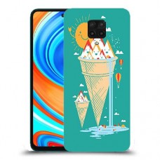 גלידה סאני כיסוי מגן קשיח מעוצב ל Xiaomi Redmi Note 9 Pro יחידה אחת סקרין מובייל