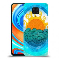 זריחה ליד הים כיסוי מגן קשיח מעוצב ל Xiaomi Redmi Note 9 Pro יחידה אחת סקרין מובייל