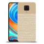 נקודות לבנות כיסוי מגן קשיח מעוצב ל Xiaomi Redmi Note 9 Pro יחידה אחת סקרין מובייל