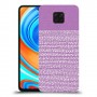נקודות לבנות בסגול כיסוי מגן קשיח מעוצב ל Xiaomi Redmi Note 9 Pro יחידה אחת סקרין מובייל