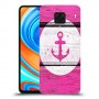 עוגן ורוד מעץ כיסוי מגן קשיח מעוצב ל Xiaomi Redmi Note 9 Pro יחידה אחת סקרין מובייל