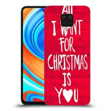 אתה עבור חג המולד כיסוי מגן קשיח מעוצב ל Xiaomi Redmi Note 9 Pro יחידה אחת סקרין מובייל