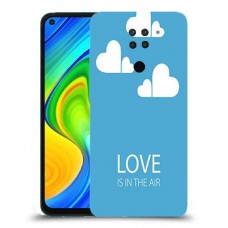 אהבה באוויר כיסוי מגן קשיח מעוצב ל Xiaomi Redmi Note 9 יחידה אחת סקרין מובייל