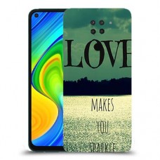 אהבה גורמת לך לנצנץ כיסוי מגן קשיח מעוצב ל Xiaomi Redmi Note 9 יחידה אחת סקרין מובייל