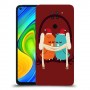 זוג יונים כיסוי מגן קשיח מעוצב ל Xiaomi Redmi Note 9 יחידה אחת סקרין מובייל
