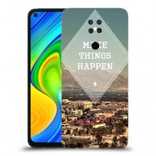 לגרום לדברים לקרות כיסוי מגן קשיח מעוצב ל Xiaomi Redmi Note 9 יחידה אחת סקרין מובייל