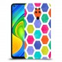 ניאון חלת דבש כיסוי מגן קשיח מעוצב ל Xiaomi Redmi Note 9 יחידה אחת סקרין מובייל