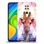 ג'ירפה נחמד כיסוי מגן קשיח מעוצב ל Xiaomi Redmi Note 9 יחידה אחת סקרין מובייל