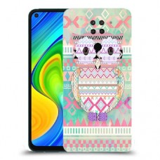 ינשוף נחמד כיסוי מגן קשיח מעוצב ל Xiaomi Redmi Note 9 יחידה אחת סקרין מובייל
